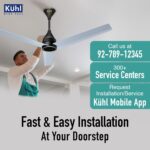 KUHL Arctis A4 1200 mm BLDC 65% Power Saving BLDC Ceiling Fan With Remote | BEE 5 Star Rated & ISI Marked | High Air Flow | 5 Year Warranty on Motor | Silver Mist - Image 6