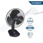 Crompton HighSpeed Torpedo 400 mm Table Fan (Black) - Image 2