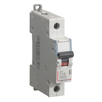 Legrand DX 3 Polycarbonate 6 to 63 Ampere (single pole)C Curve MCB 408592 (White) Brand: Legrand