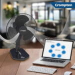 Crompton HighSpeed Torpedo 400 mm Table Fan (Black) - Image 4