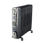 Bajaj Majesty RH 9F Plus 2400 Watts 9 Fin Oil Filled Radiator Room Heater With Fan | ISI Approved | DuraProtek | Temperature Control | Auto Thermal Cut-Out | 2 Yr Warranty