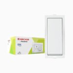 Anchor by Panasonic Roma Classic 10AX One Way Switch, 1 Module Switch for Low to Medium Power Appliances, 10 Years on Site Warranty (21011)