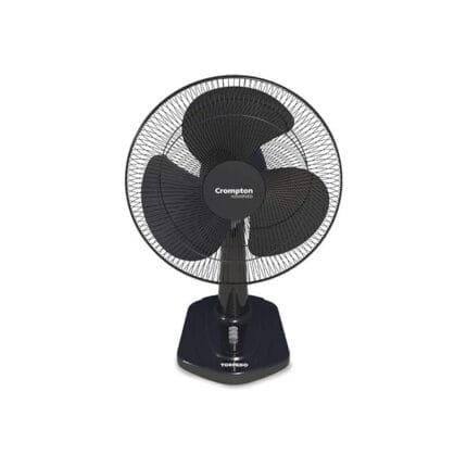 Crompton HighSpeed Torpedo 400 mm Table Fan (Black)
