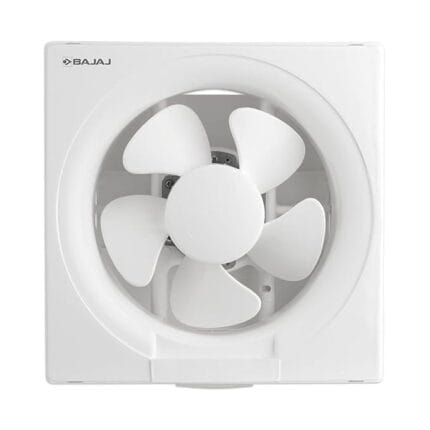 Bajaj AirOut 200 MM 4 Star Dom Exhaust Fan | Back Shutter | 100% Copper Motor | Auto Thermal Protector | Aerodynamaically Designed Blade【White】
