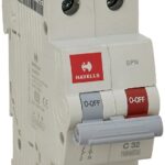 Havells DHMGCSNF032 PVC Plastic 32A MCB SPN C Curve (White)