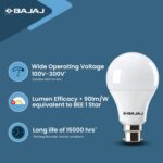 Bajaj Ivora HB 12W LED Bulb B22 ) | Energy Efficient, Eco-Friendly | UV & IR Free | - Image 2