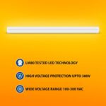 Wipro Garnet 20W LED Batten for Living Room & Bedroom | 2 Feet | Bright & Energy Efficient Tubelight for Home | Cool Day Light (6500K) with 2000 Lumen | Pack of 1 - Image 2