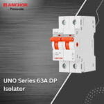 Anchor by Panasonic UNO Polycarbonate Series  Dual Pole Isolator - Image 2