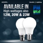 Havells  LED Bulb for Home & Office |B22 LED Bulb Base |Cool Day White Light (6500K) |4Kv Surge Protection |High Voltage Protection |Eco Friendly Energy Efficient | Pack of 1 - Image 5