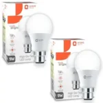 Orient Electric  High Glow LED bulb| 180-degree wide beam angle| Voltage surge protection up to 4 kV| 6500K, Cool White| B22d base| Made in India
