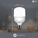 Orient Electric Eternal Shine LED Bulb | 30 Watts | 12 Months Warranty | Cool White (Pack of 1) | 25000 Hours + 180 degree coverage | BIS Certified - Image 4