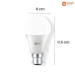 Orient Electric  High Glow LED bulb| 180-degree wide beam angle| Voltage surge protection up to 4 kV| 6500K, Cool White| B22d base| Made in India - Image 4