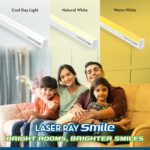 Crompton Laser Ray Smile 4 Feet LED Batten 20W Cool Day Light | Pack of 1 | Slim, Energy-Efficient Tubelight Light for Home & Office - Image 3